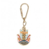 Happiness ColorfulHamsa Hand Key Chain